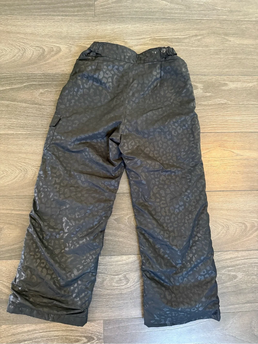 Columbia Black Leopard-Print Kids Snow Pants